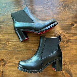Christian Louboutin Marchacroche Leather Chelsea Boots